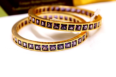 Sparkle Square One Gram Gold Bangles – Elegant CZ/AD Accents for Every Occasion! Sparkle Square One Gram Gold Bangles – Elegant CZ/AD Accents for Every Occasion!