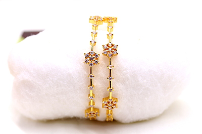 Zircon Bangles – One Gram Gold Finish CZ/AD Jewellery for Women | Sagunthala Jewellers Zircon Bangles – One Gram Gold Finish CZ/AD Jewellery for Women | Sagunthala Jewellers